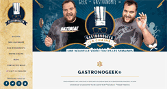 Desktop Screenshot of gastronogeek.com